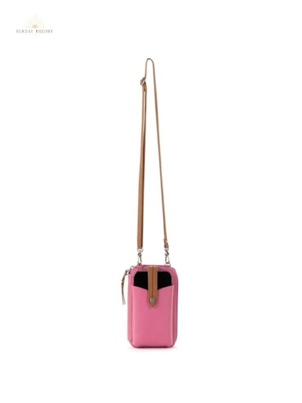 Vegan Leather Crossbody Bag with Adjustable Strap